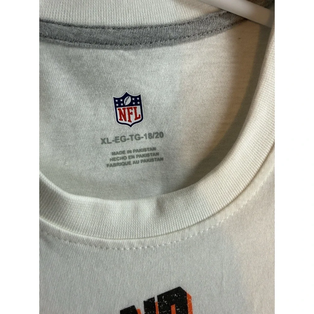 NFL Team Apparel Youth T Shirt Sz XL Cleveland Browns Graphic T Shirt Boys Girls
